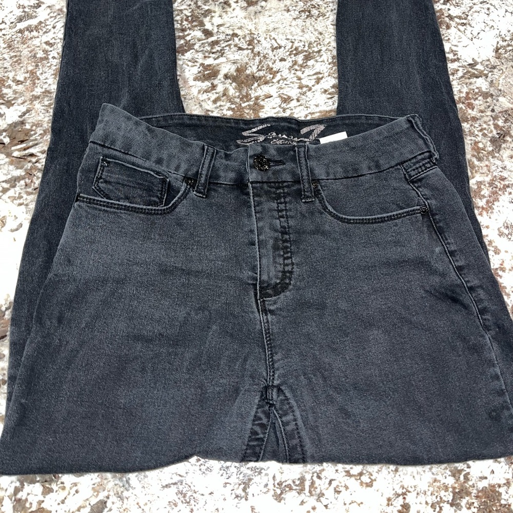Womens size 8 7 for all mankind tummyless skinny jeans